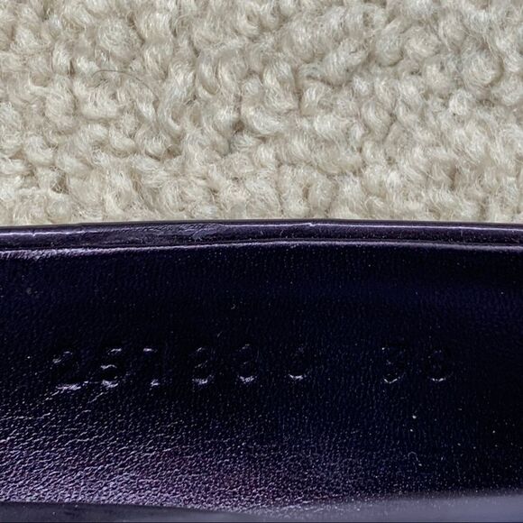 Gucci Purple Patent Leather Guccissima Horsebit Open Peep Toe Pump Heels Pump 38 - Picture 9 of 13